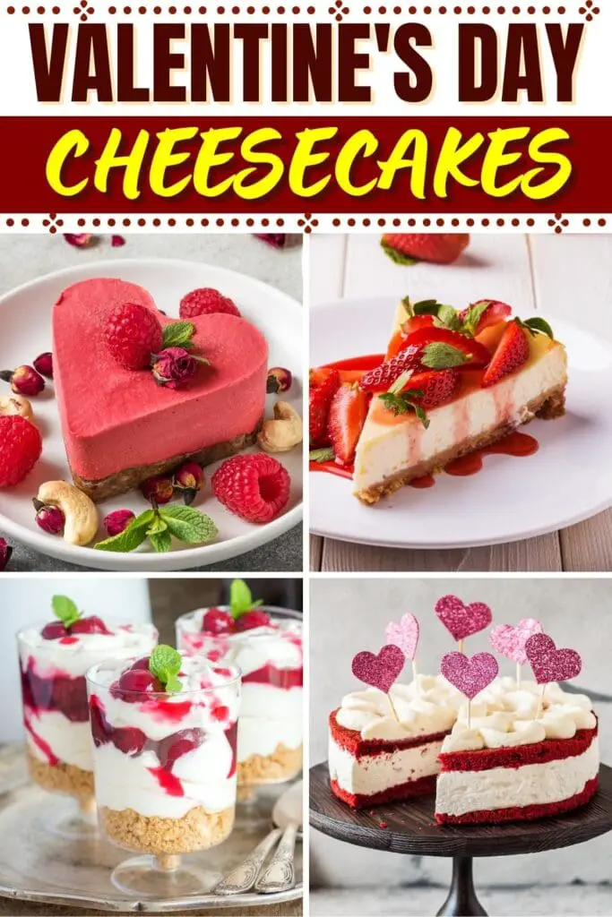 Sevgililer Günü için Cheesecake'ler