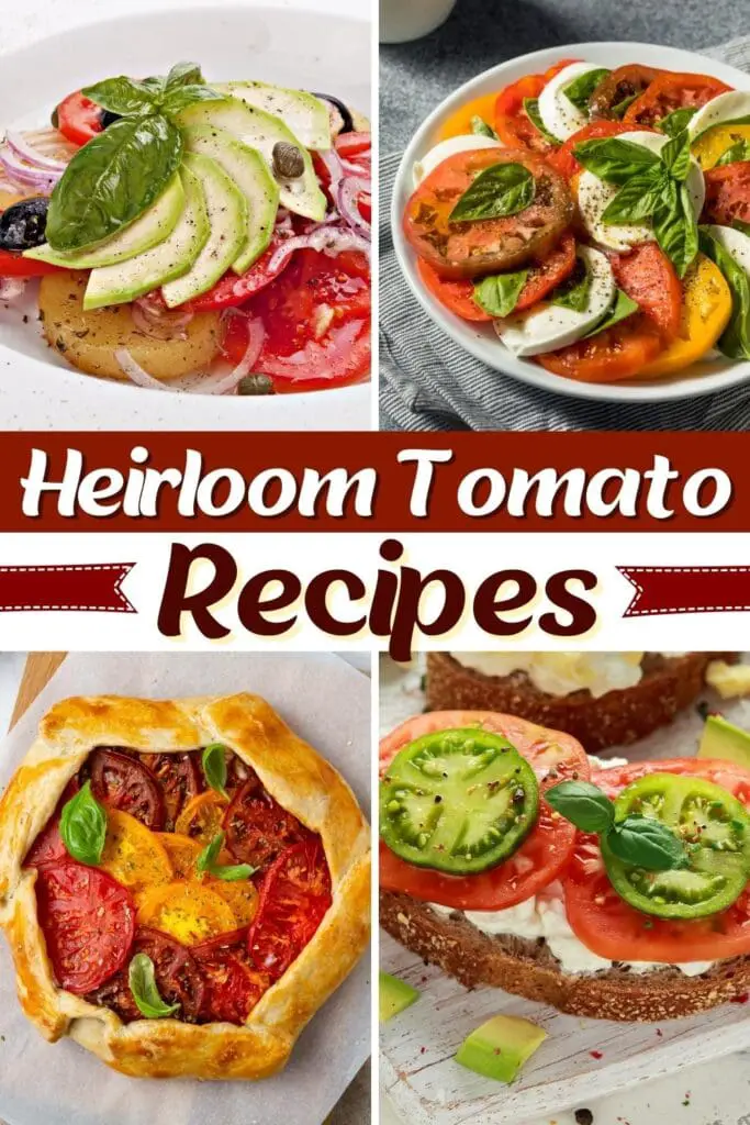 Receitas de tomate Heirloom