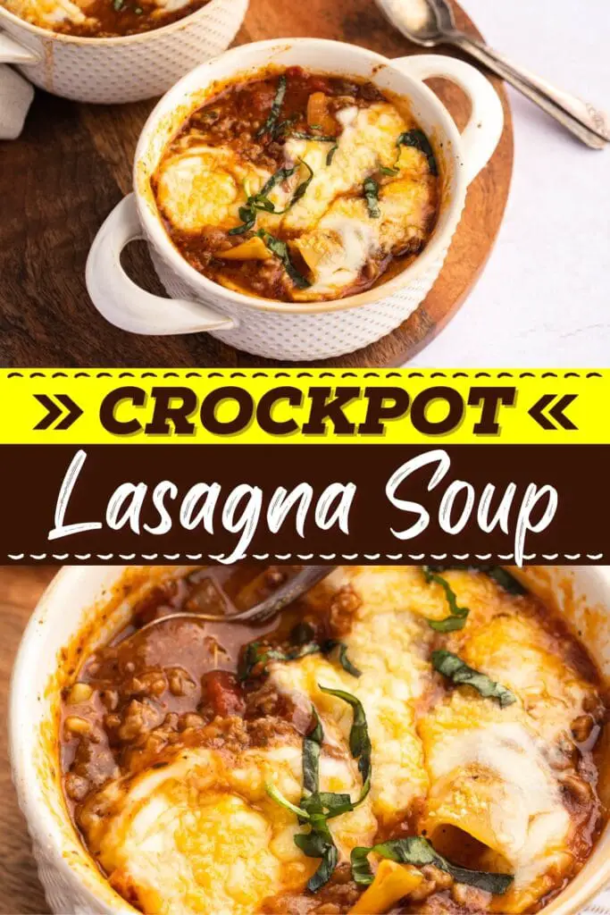 Zuppa di lasagne crockpot