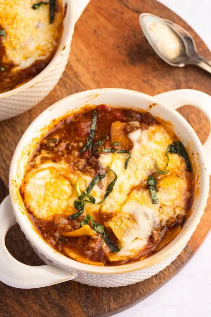 Crockpot Hot Homemade Lasagna Soup