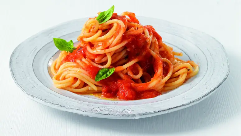 pasta al pomodoro espaguetis al pomodoro