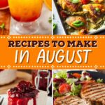 Recetas para Hacer en Agosto