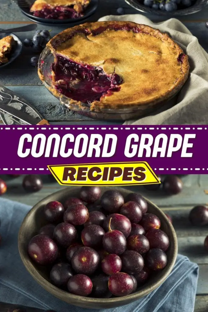 Recetas de uva Concord