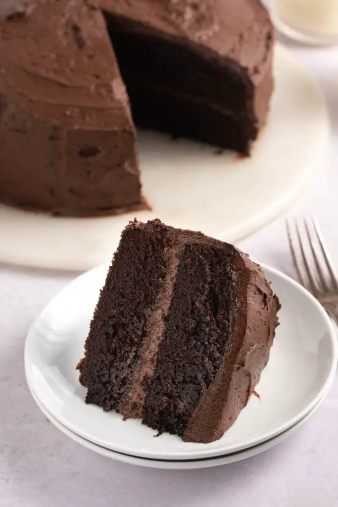 Fuktig og søt sjokoladekake