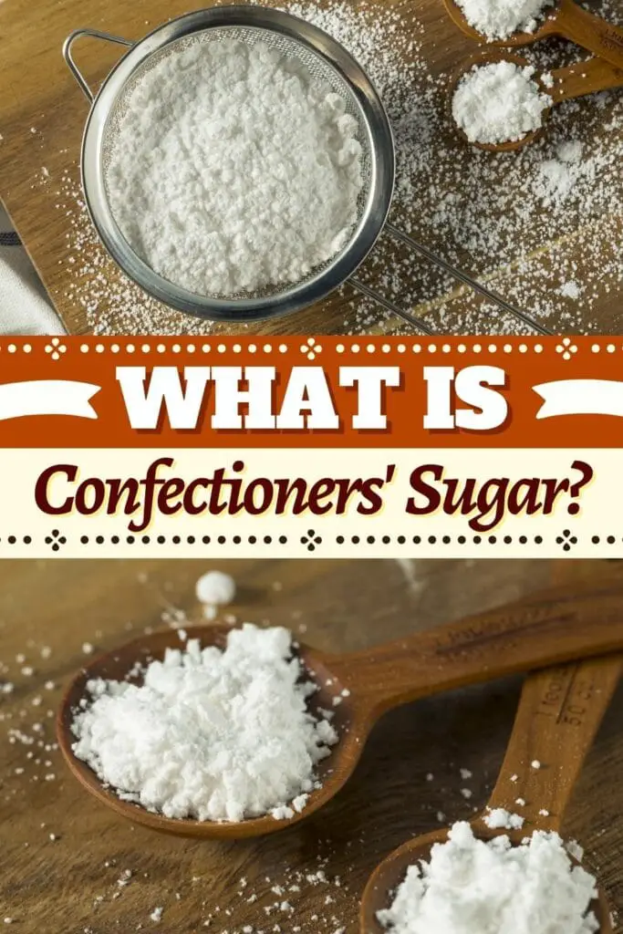 ¿Qué es el azúcar de los confiteros?