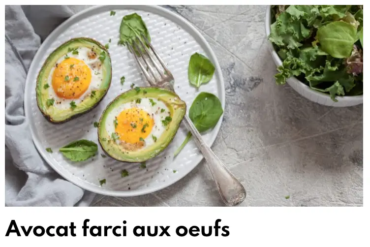 Avocat עושה לנו aux oeufs