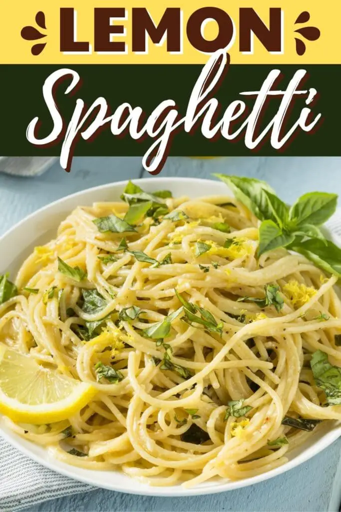шпагети со лимон