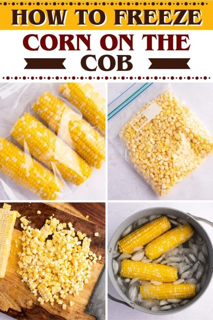 Cómo congelar maíz en la mazorca