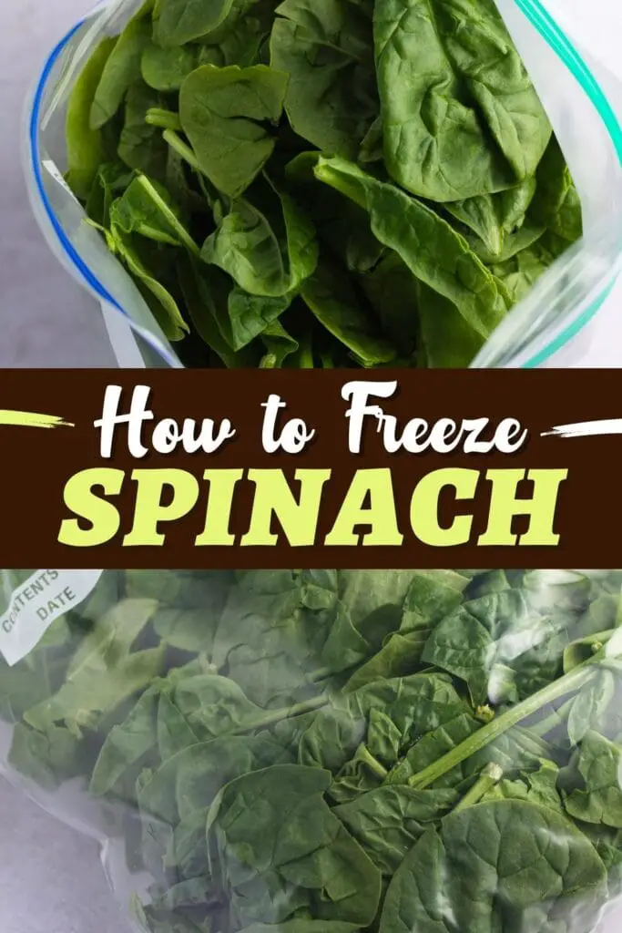 Як заморозити шпинат