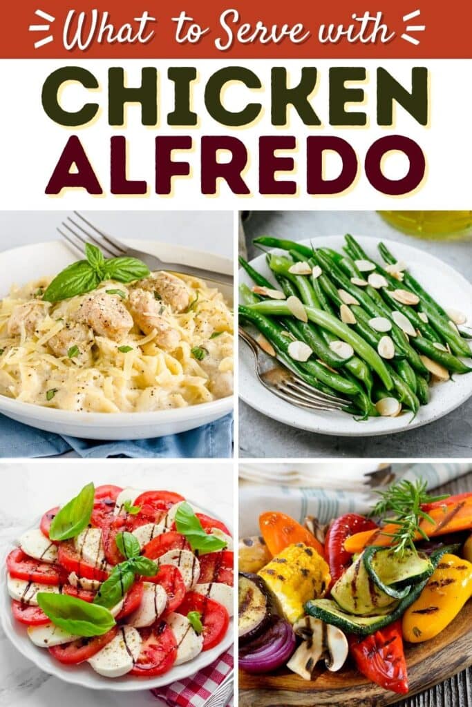 ကြက်သား Alfredo နဲ့ ဘာစားရမလဲ