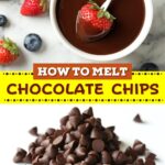 Cómo derretir chispas de chocolate