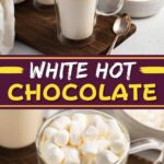 Chocolate blanco caliente