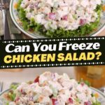 Můžete zmrazit kuřecí salát?