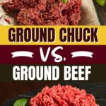Chuck de tierra vs.  Carne molida