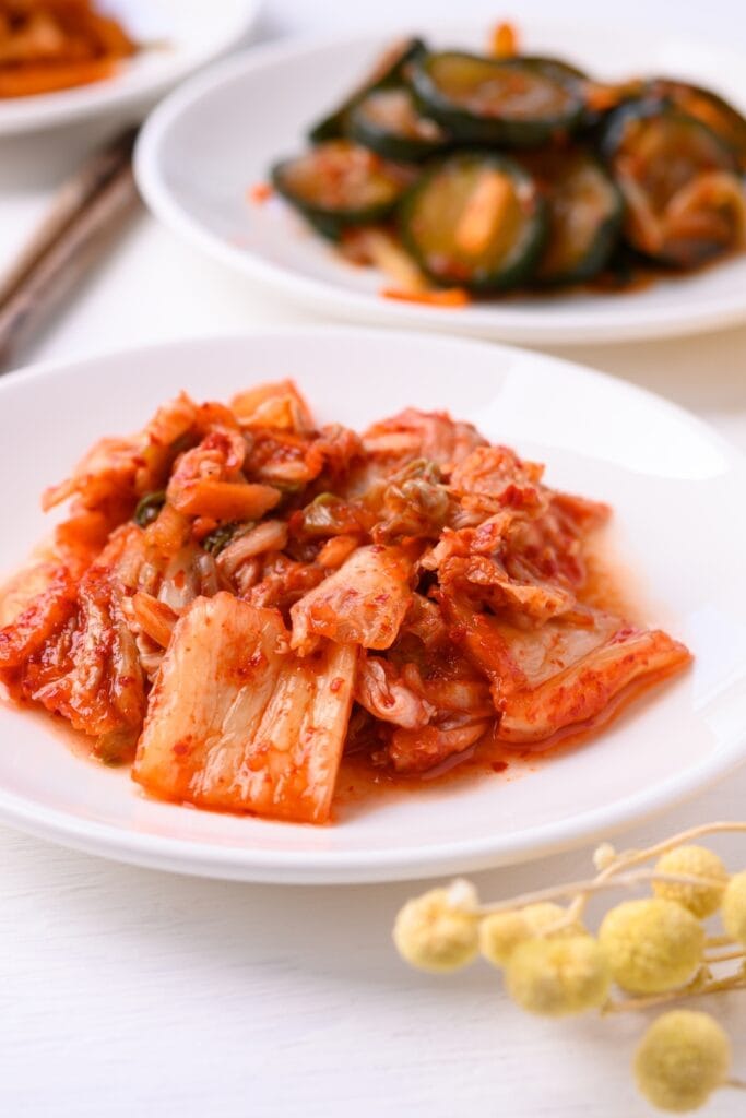 Kimchi vegan Korean dachaigh
